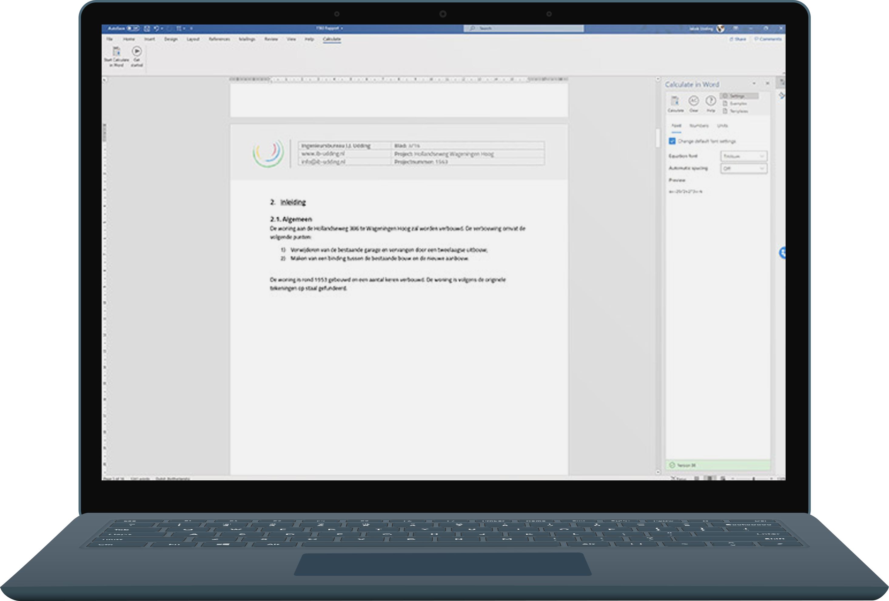 Calculate in Word  Calculations made easy  MS Word addin calculator